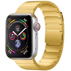 Selencia Edelstahl Magnetarmband für das Apple Watch Series 1-9 / SE - 38/40/41 mm / Series 10 - 42 mm - Gold