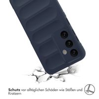 imoshion EasyGrip Back Cover für das Samsung Galaxy S24 Plus - Dunkelblau