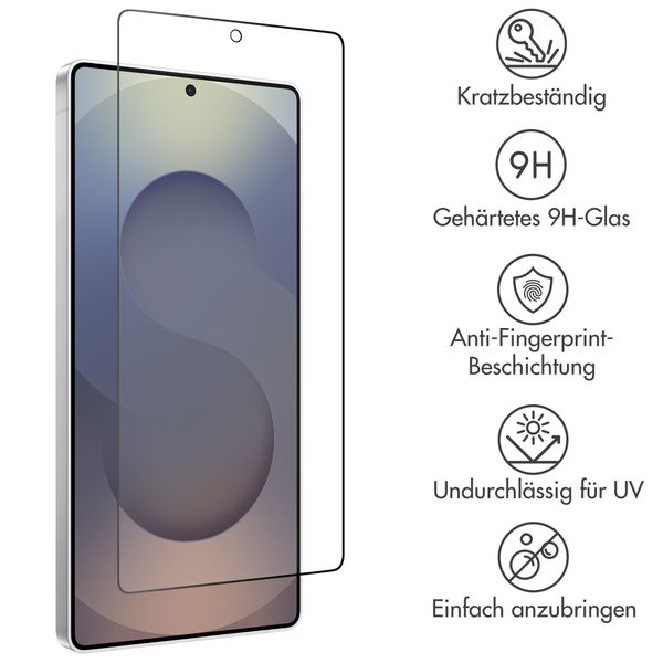 Accezz Displayschutz 2er-pack aus gehärtetem Glas Samsung Galaxy S26