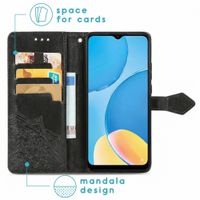 imoshion Mandala Klapphülle Oppo A15 - Schwarz