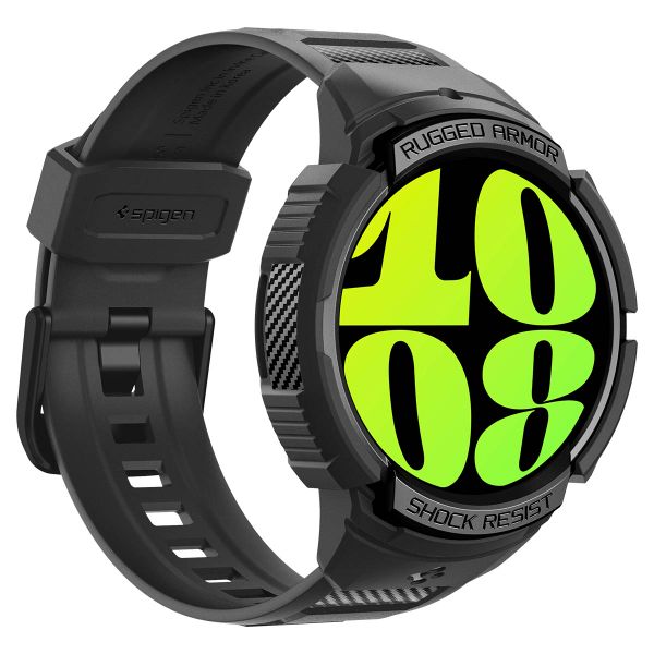 Spigen Rugged Armor™ Pro Case für die Samsung Galaxy Watch 6 - 44 mm - Schwarz