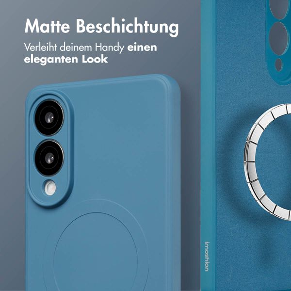 imoshion Color Back Cover mit MagSafe Samsung Galaxy S25 Edge - Dunkelblau