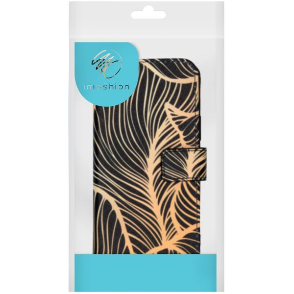 imoshion Design TPU Klapphülle Samsung Galaxy S10 - Golden Leaves