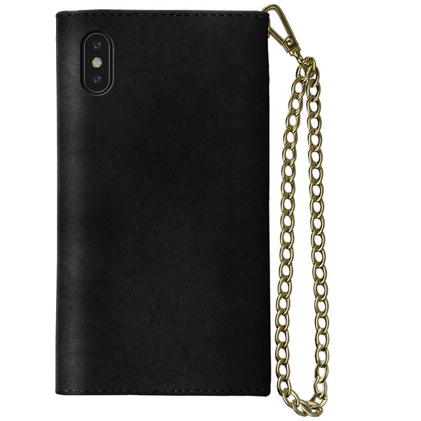 iDeal of Sweden Mayfair Clutch Velvet Schwarz für das iPhone Xs Max