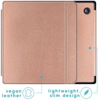 imoshion Slim Hard Case Klapphülle Kobo Libra H2O - Roségold