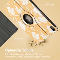 imoshion 360° drehbare Design Klapphülle Apple iPad Air 5 (2022) / Air 4 (2020) - Yellow Flowers