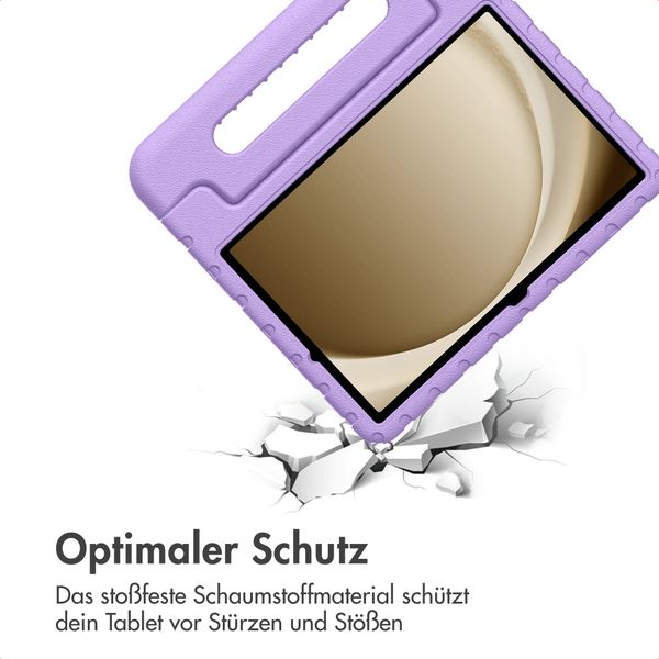 imoshion Schutzhülle mit Handgriff kindersicher Samsung Galaxy Tab A11 Plus / A9 Plus - Lila