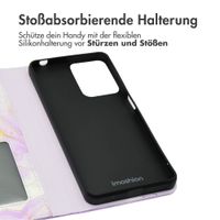 imoshion Design Klapphülle für das Motorola Moto G04 / G24 - Purple Marble