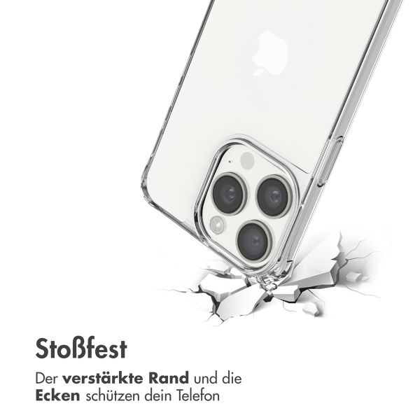 imoshion Back Cover mit Band + Armband für das iPhone 15 Pro Max - Perlen Herzchen