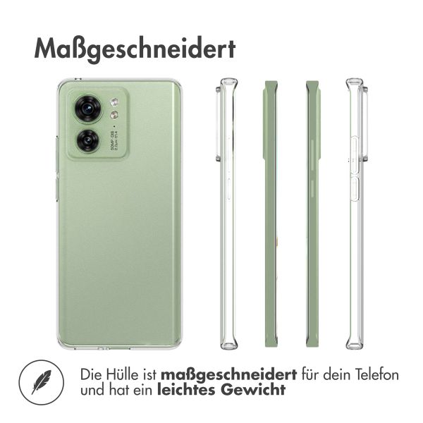 Accezz TPU Clear Cover für das Motorola Edge 40 - Transparent