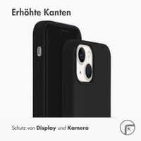 Accezz Liquid Silikoncase mit MagSafe für das iPhone 13 Mini - Schwarz