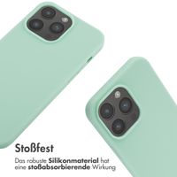 imoshion Silikonhülle mit Band für das iPhone 14 Pro Max - Mintgrün