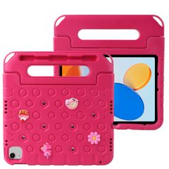 imoshion Kindersichere Schutzhülle mit abnehmbaren Ansteckern Apple iPad 11 (2025) 11 Zoll A16 / iPad 10 (2022) 10.9 Zoll - Rosa
