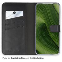 Selencia Echtleder Klapphülle Fairphone 6 - Schwarz