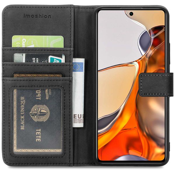 imoshion Luxuriöse Klapphülle Xiaomi 11T (Pro) - Schwarz
