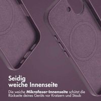 Accezz MagSafe Leather Backcover Apple iPhone 16 - Heath Purple
