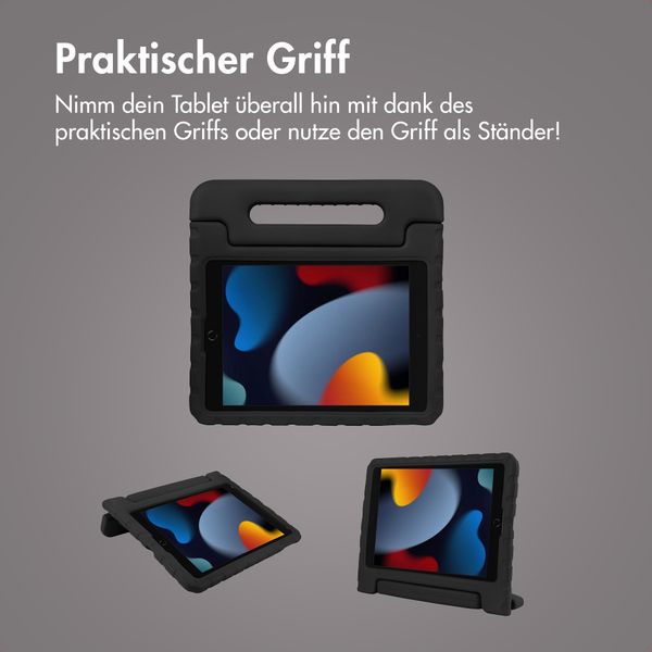 imoshion Schutzhülle mit Handgriff kindersicher Apple iPad 9 (2021) 10.2 Zoll / iPad 8 (2020) 10.2 Zoll / iPad 7 (2019) 10.2 Zoll - Schwarz