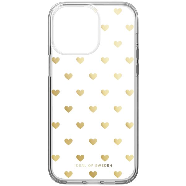 iDeal of Sweden Clear Case für das iPhone 14 Pro Max - Golden Hearts