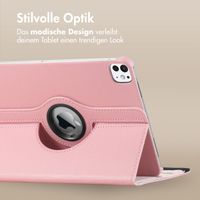 imoshion 360° drehbare Klapphülle Apple iPad Air 11 Zoll (2025) M3 / (2024) M2 / Air 5 (2022) / Air 4 (2020) / Pro 11 (2018/2020) - Rosa