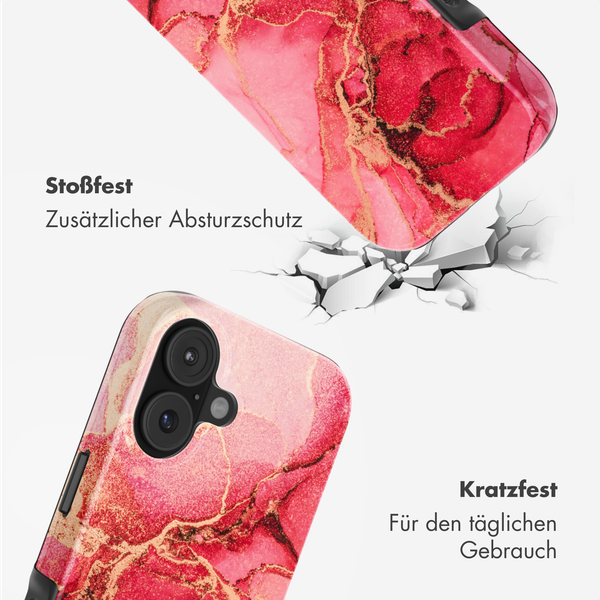 Selencia Vivid Rückabdeckung mit MagSafe Apple iPhone 17 - Rosy Marble