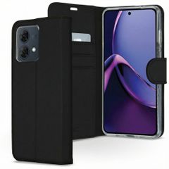 Accezz Wallet TPU Klapphülle Motorola Moto G84 - Schwarz