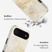 Selencia Vivid Rückabdeckung mit MagSafe Apple iPhone Air - Golden Beige Marble