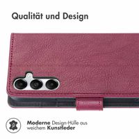 imoshion Luxuriöse Klapphülle Samsung Galaxy A16 - Bordeaux