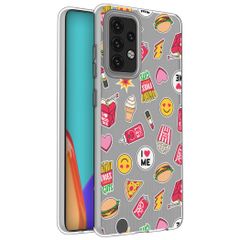 imoshion Design Hülle für das Samsung Galaxy A52(s) (5G/4G) - Allover fastfood