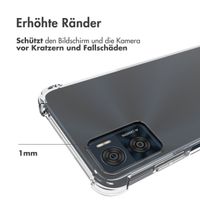 Accezz TPU Clear Cover für das Motorola Moto E22 - Transparent