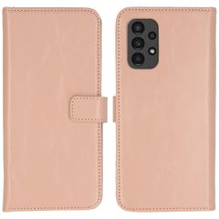 Selencia Echtleder Klapphülle für das Samsung Galaxy A13 (4G) - Dusty Pink