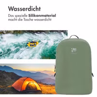 imoshion Air-Tight Waterproof Rucksack 16L - Medium - Army Green