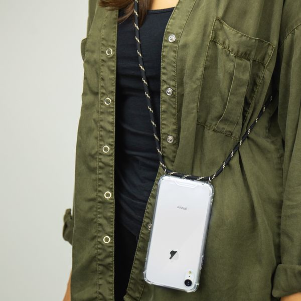 imoshion Backcover mit Band Samsung Galaxy S20 FE - Schwarz & Gold