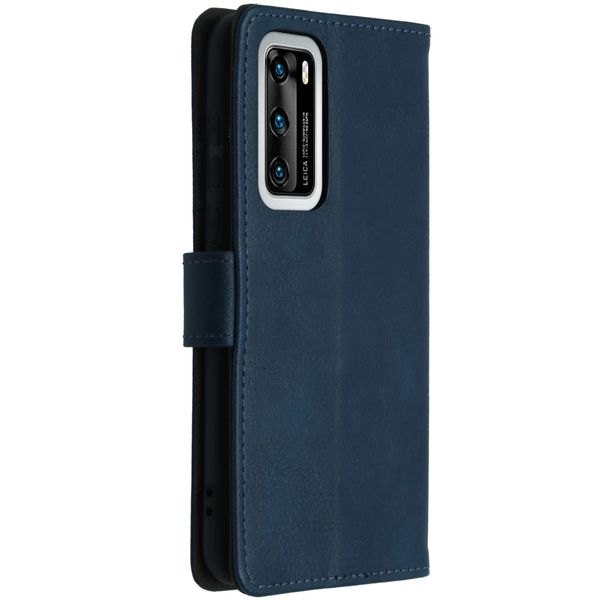 imoshion Luxuriöse Klapphülle Huawei P40 - Dunkelblau