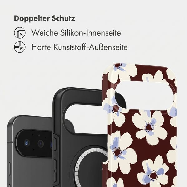 Selencia Vivid Rückabdeckung mit MagSafe Google Pixel 11 - Choco Flower Pop