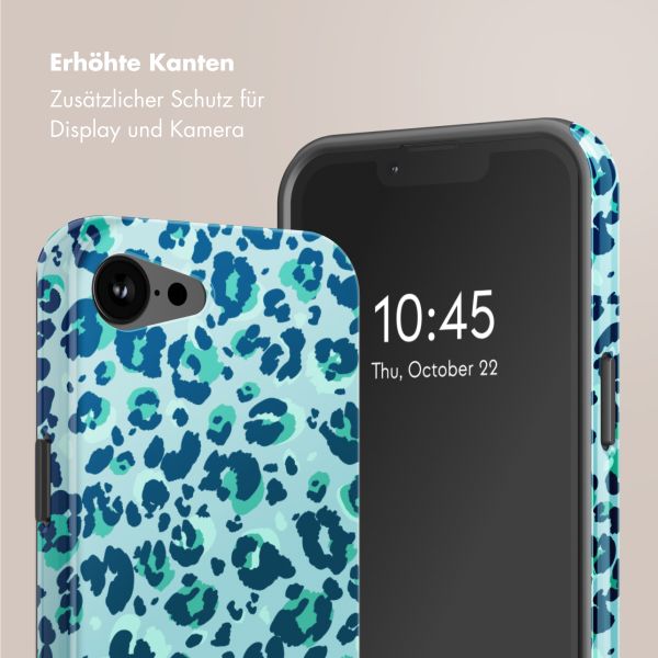 Selencia Vivid Rückabdeckung mit MagSafe Apple iPhone 16e - Wild Spots Light Blue