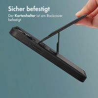 imoshion Backcover mit Kartenfach und Ständer Apple iPhone 14 - Schwarz