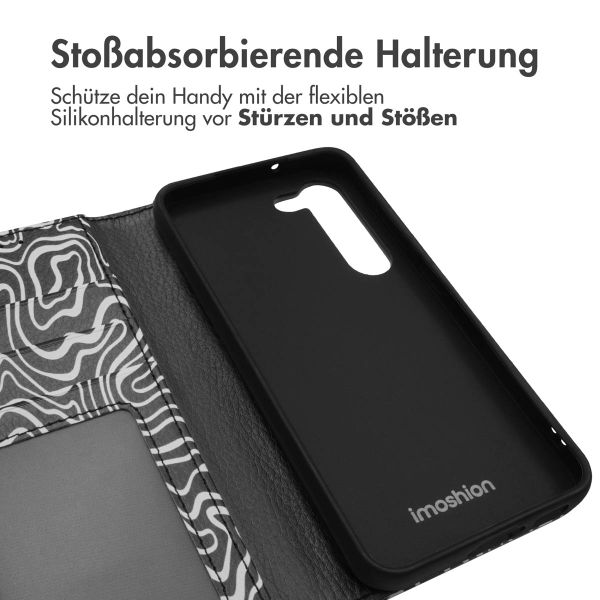 imoshion Design Klapphülle Samsung Galaxy S23 - Black And White