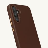 Selencia Rivièra Backcover mit MagSafe mit abnehmbaren Haken Samsung Galaxy A54 (5G) - Choco Brown