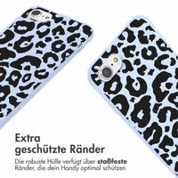 imoshion SilikonHülle design mit Band Apple iPhone SE (2022 / 2020) / 8 / 7 - Animal Lila