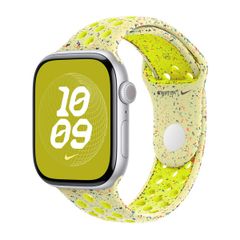 Apple Nike Sport Armband für das  Apple Watch Series 1 t/m 9 / SE (38/40/41 mm) | Series 10 / 11 (42 mm) - Größe M/L - Volt Splash