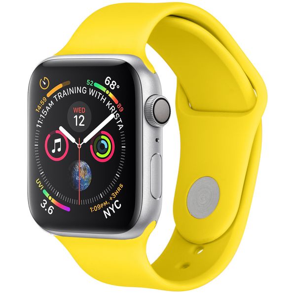 imoshion Silikonband für die Apple Watch Series 1 bis 10 / SE / Ultra (2) (44/45/46/49 mm) - Gelb