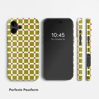 Selencia Vivid Rückabdeckung mit MagSafe Apple iPhone 16 - Check This Olive