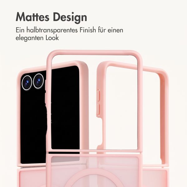 imoshion Color Guard Back Cover mit MagSafe Samsung Galaxy Z Flip 8 - Hellrosa