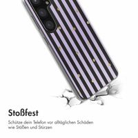 imoshion  Design Hülle für das Samsung Galaxy S25 - Sparkle Lines Lavender