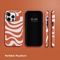 Selencia Vivid Tough Back Cover für das iPhone 14 Pro - Dream Swirl Orange