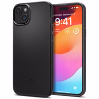 Spigen Thin Fit™ Hardcase für das Apple iPhone 15 - Schwarz