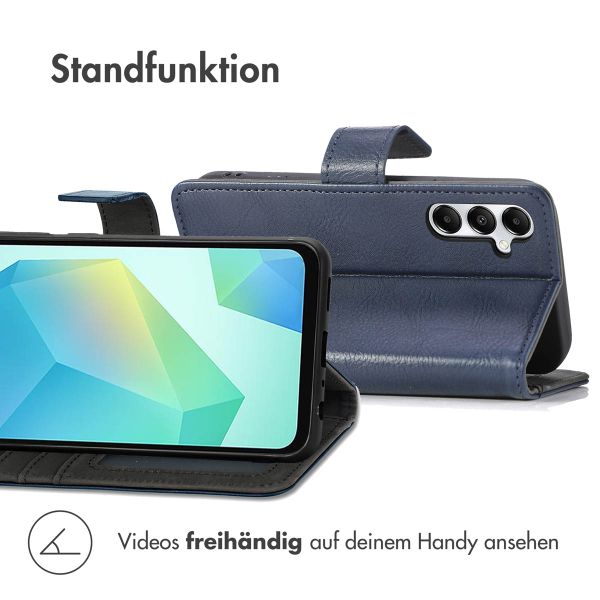 imoshion Luxuriöse Klapphülle Samsung Galaxy A16 - Dunkelblau