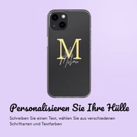 Hülle mit eigenem Foto und/oder Text Apple iPhone 13 - Letter