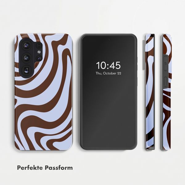 Selencia Vivid Back Cover Samsung Galaxy S26 Ultra - Dream Swirl Chocolate