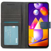 imoshion Luxuriöse Klapphülle Samsung Galaxy M31s - Dunkelblau